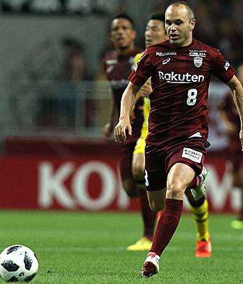 Andres Iniesta spielt seit Sommer 2018 für Vissel Kobe.