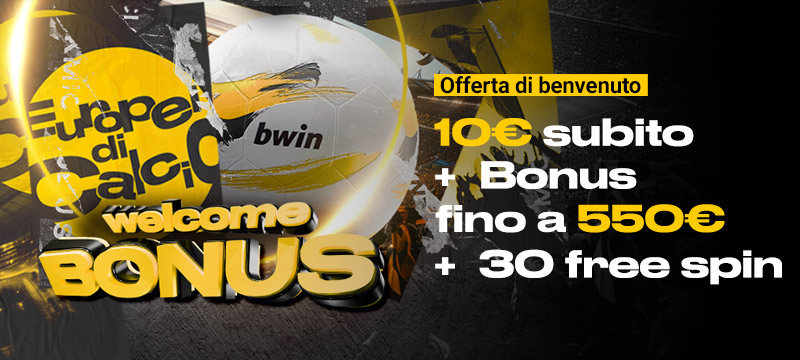 Bonus di benvenuto bwin